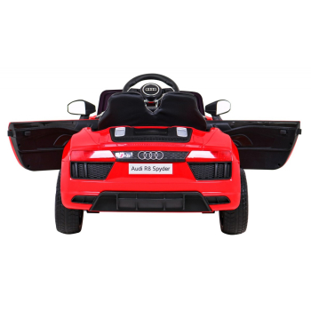 Audi R8 na akumulator dla dzieci Czerwony + Pilot + EVA + Wolny Start + MP3 LED
